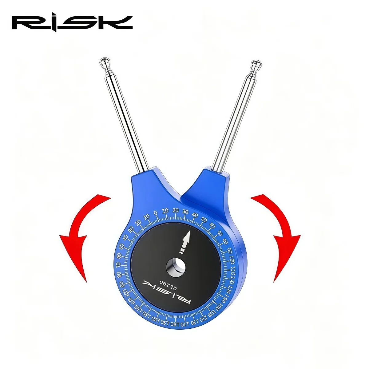 RISK RL260-1 Knee Angle Gauge For Bike Fitting – Cycling Posture Measuring Protractor  Usage Saddle & Cleat Position Setup
