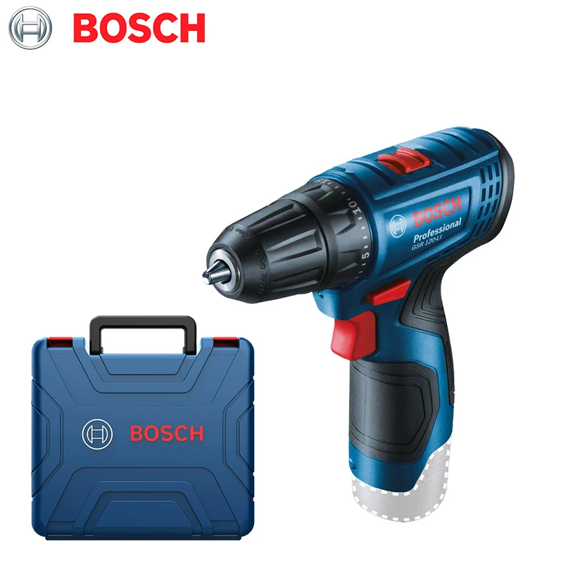 Imagem -02 - Bosch-mini Chave de Fenda sem Fio Furadeira Elétrica Portátil Conjuntos Padrão Faça Você Mesmo Home Estilo Modelo Leve Gsr 120-li 12v