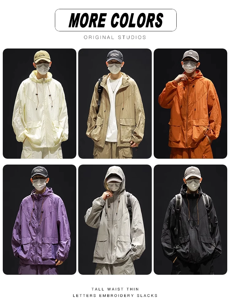 سحاب TUCANO للرجال صيفي خفيف الوزن وجيد التهوية من الحرير الجليدي للحماية من الشمس Jaet UPF00 للحماية من الأشعة فوق البنفسجية...