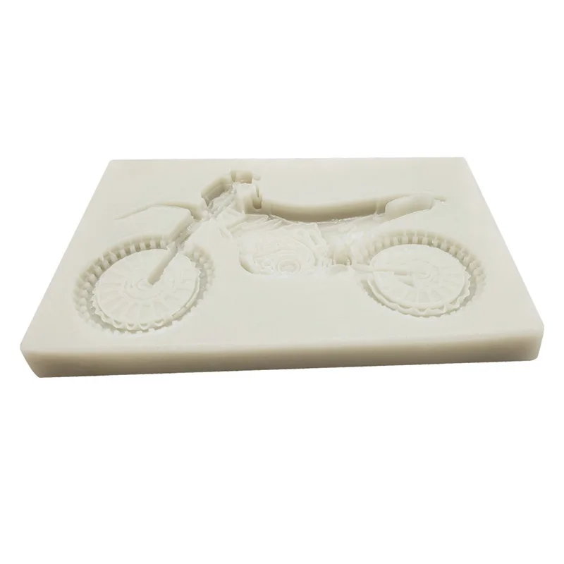 3D Motorcycle Shape Silicone Mold Chocolate Candy Cookie Clay Mould DIY Wedding Birthday Fondant Cake Decoratin Baking Tools