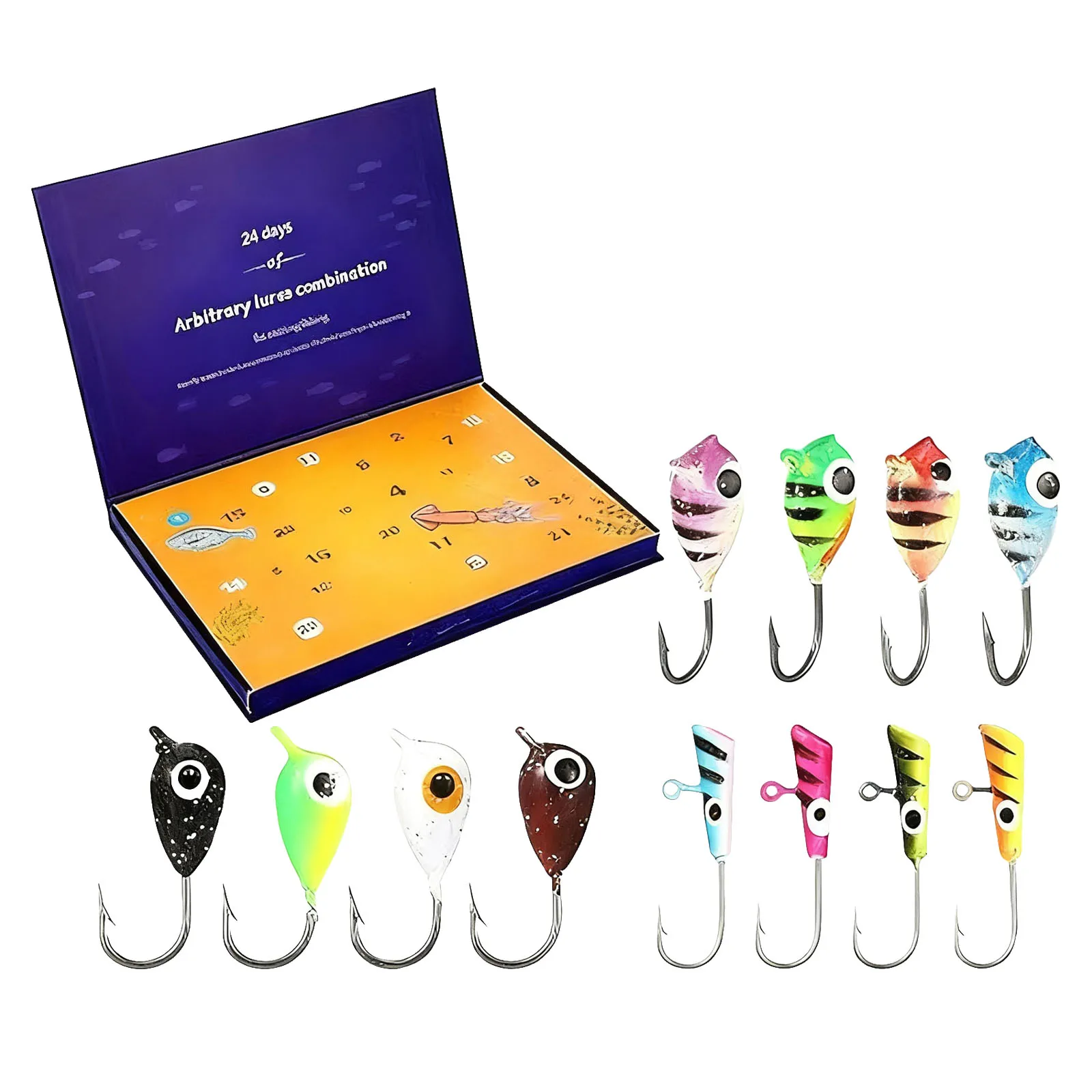 Noodle Timer Christmas Countdown 24 Day Ice Fishing Countdown Calendar Suitable For Various Party Activities And Tomato Timer