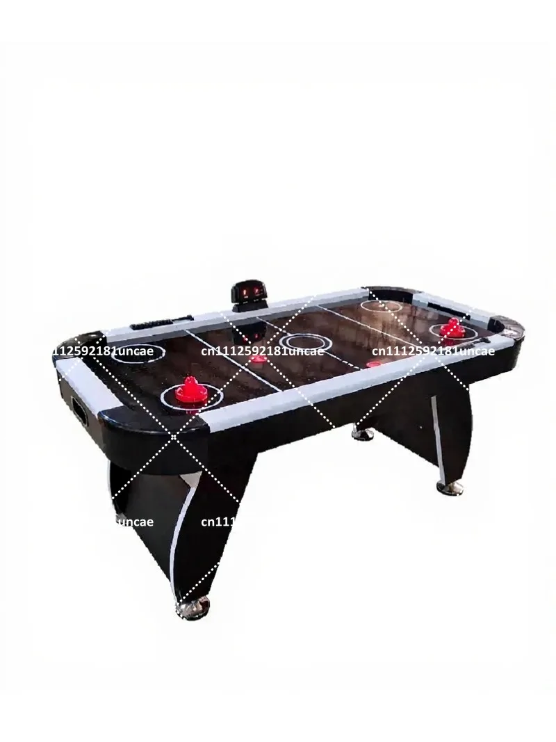 Premium Black Indoor Table Ice Air Hockey Game for Kids Adults