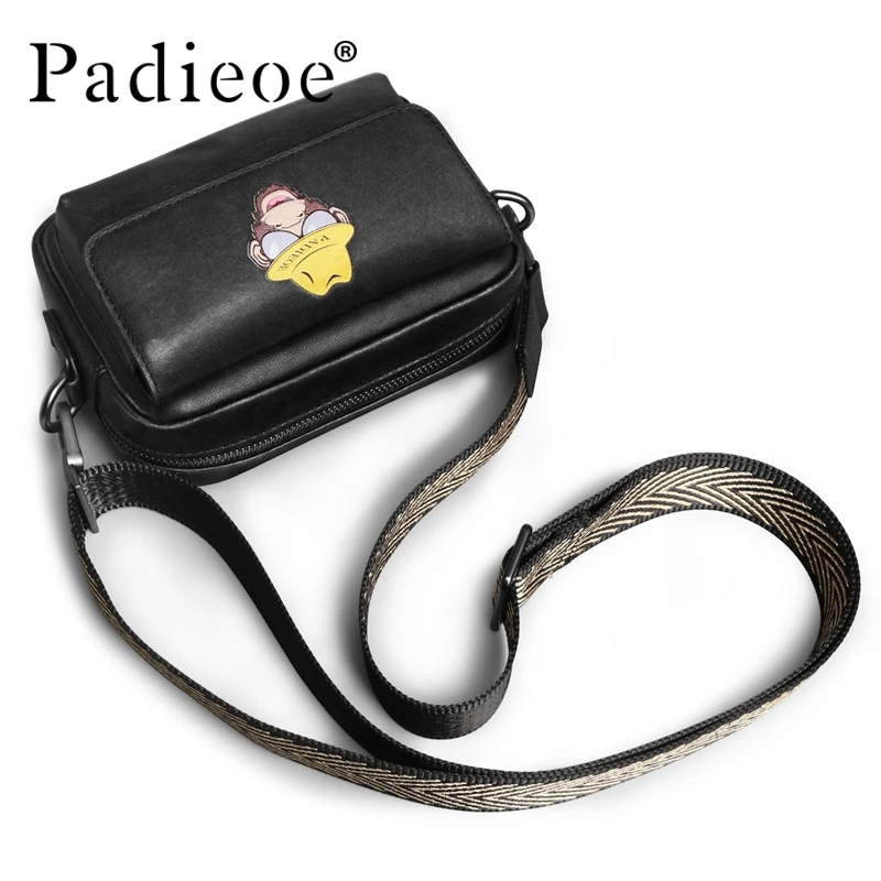 Bolso de mensajero de piel de vaca de primera capa para hombre, bolsa de mensajero de un hombro, Mochila pequeña retro informal, curtida vegetal,