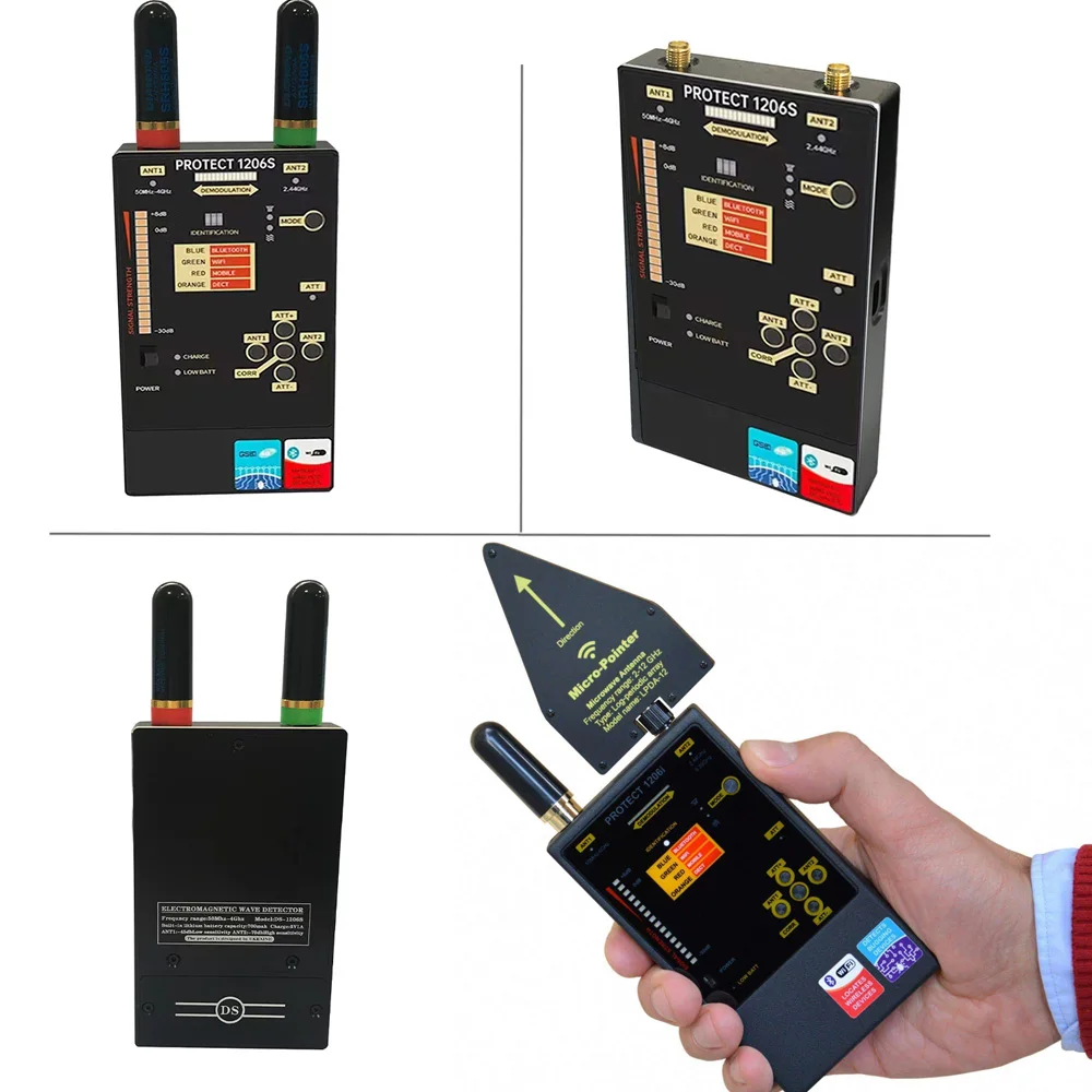 Professional Mini Bug GSM Bug GPS Tracker Anti-Spy RF Detector Hacking Gadgets Spy Camara Laser WiFi Spy Gadgets Signal Detector