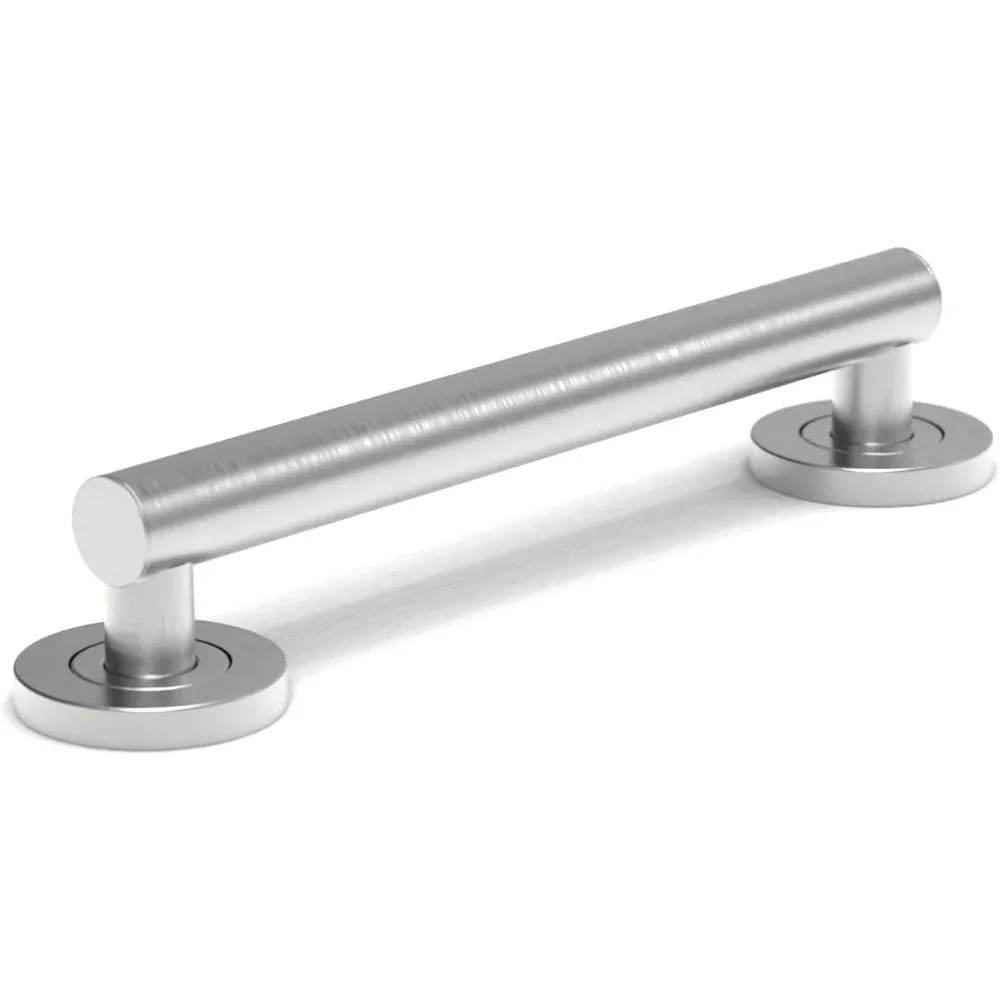 

Поручень, совместимый с ada, поддержка веса 500 фунтов для безопасности ванны (12 дюймов, матовый никель)