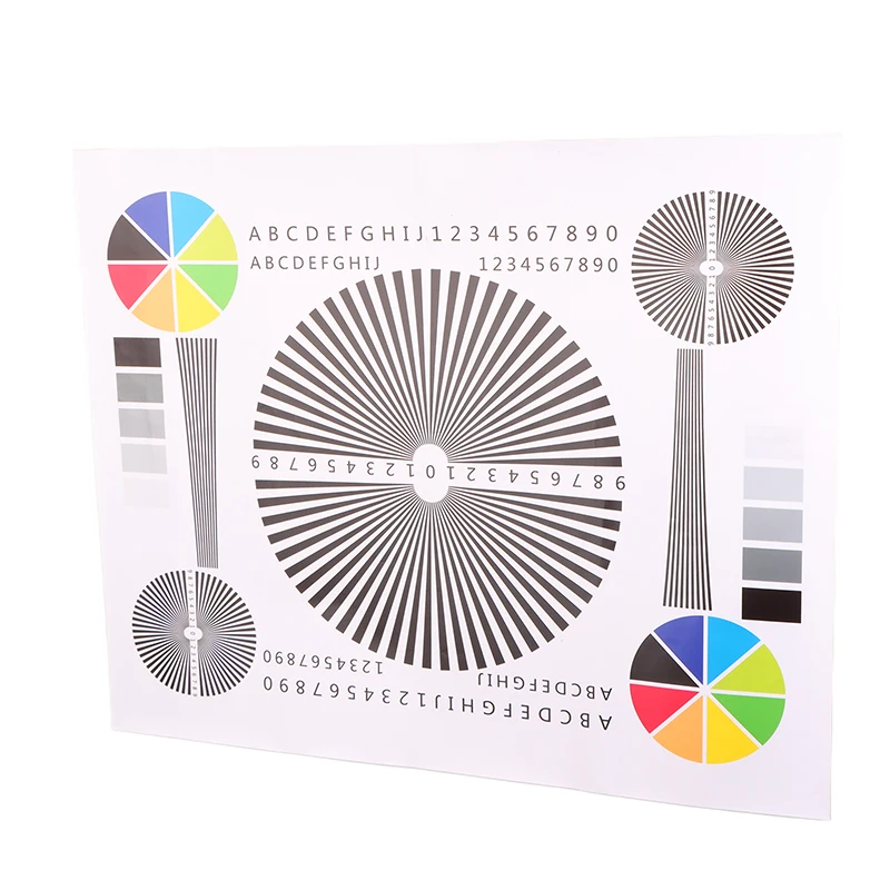 Diagramma di messa a fuoco del gruppo telecamera di monitoraggio della scheda di prova di messa a fuoco della calibrazione della messa a fuoco posteriore dell'obiettivo 50 * 40CM