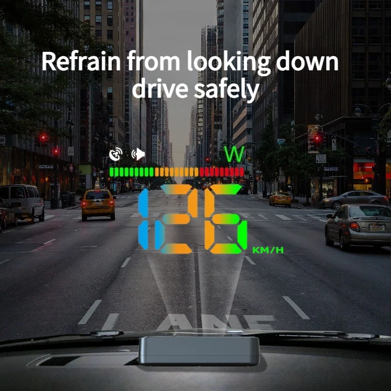 Car head-up display HUD, general car GPS, speedometer, overspeed alarm, automatic photosensitive brightness adjustment
