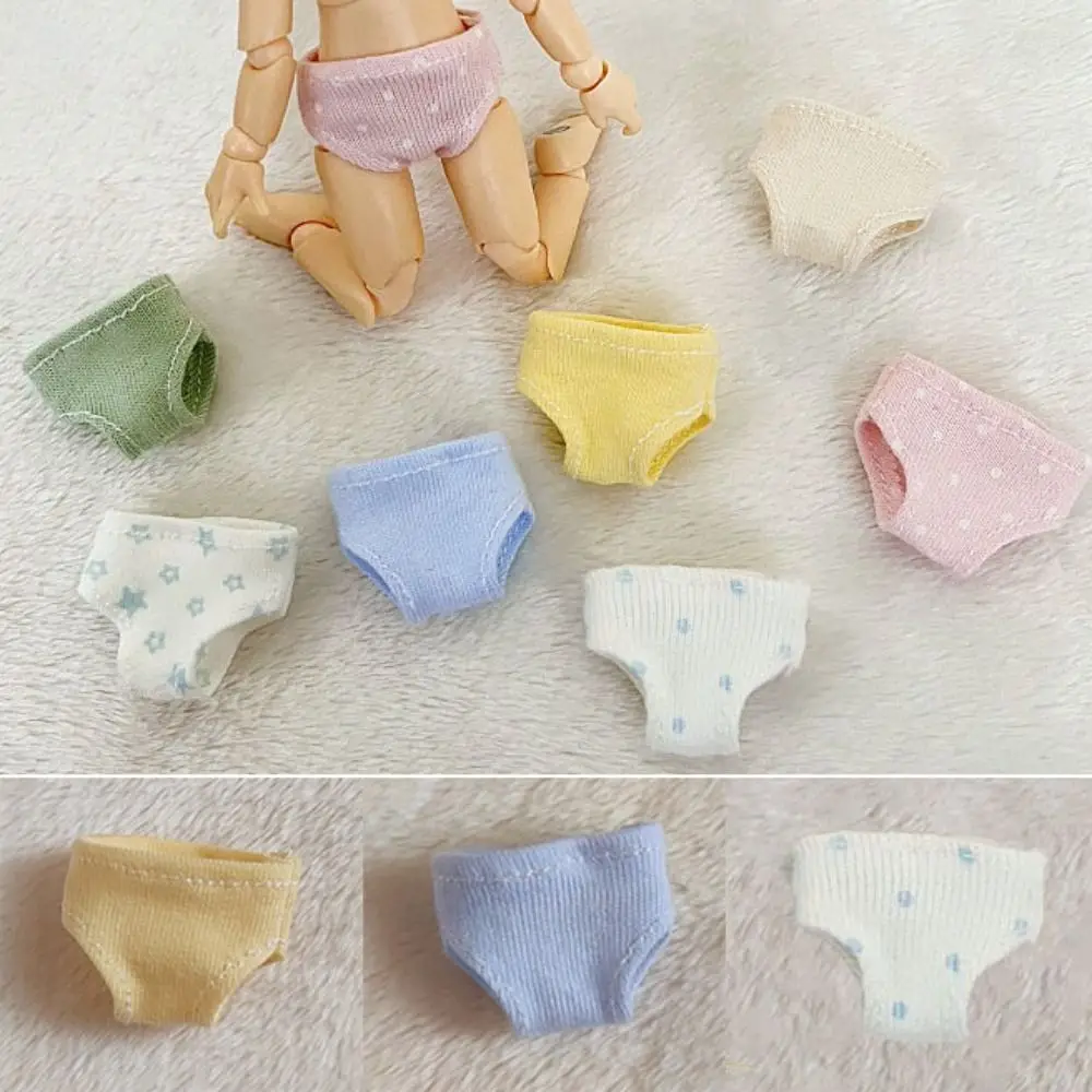 Doll Fashion Clothes Underwear Panties Dolls Knickers for 1/11 Ob11 Dolls for 1/12bjd Candy Color Cute Doll Underpant