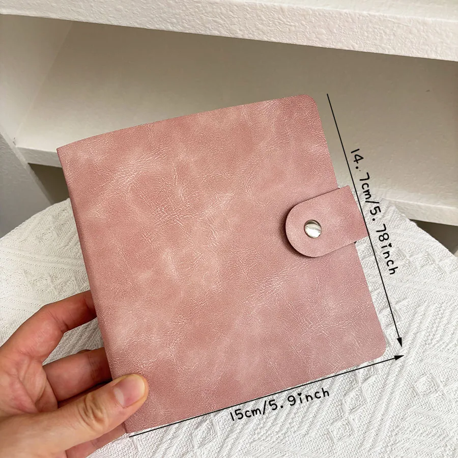 1 Set Loseblatt-Sammelbuch, PU-Samenbeutel mit 50 Taschen, quadratisch, 2 Löcher, Binder, Pflanzensamen, Aufbewahrung, Umschläge, Organizer, Halter – Detail 9