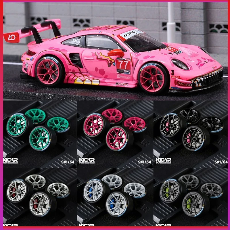 

1:64 Modified Wheel Hub Dynamic Bearing Wheel Diameter 10.5/10.8mm Resin Model Adapted To 1/64MINIGT Car Model, Etc.