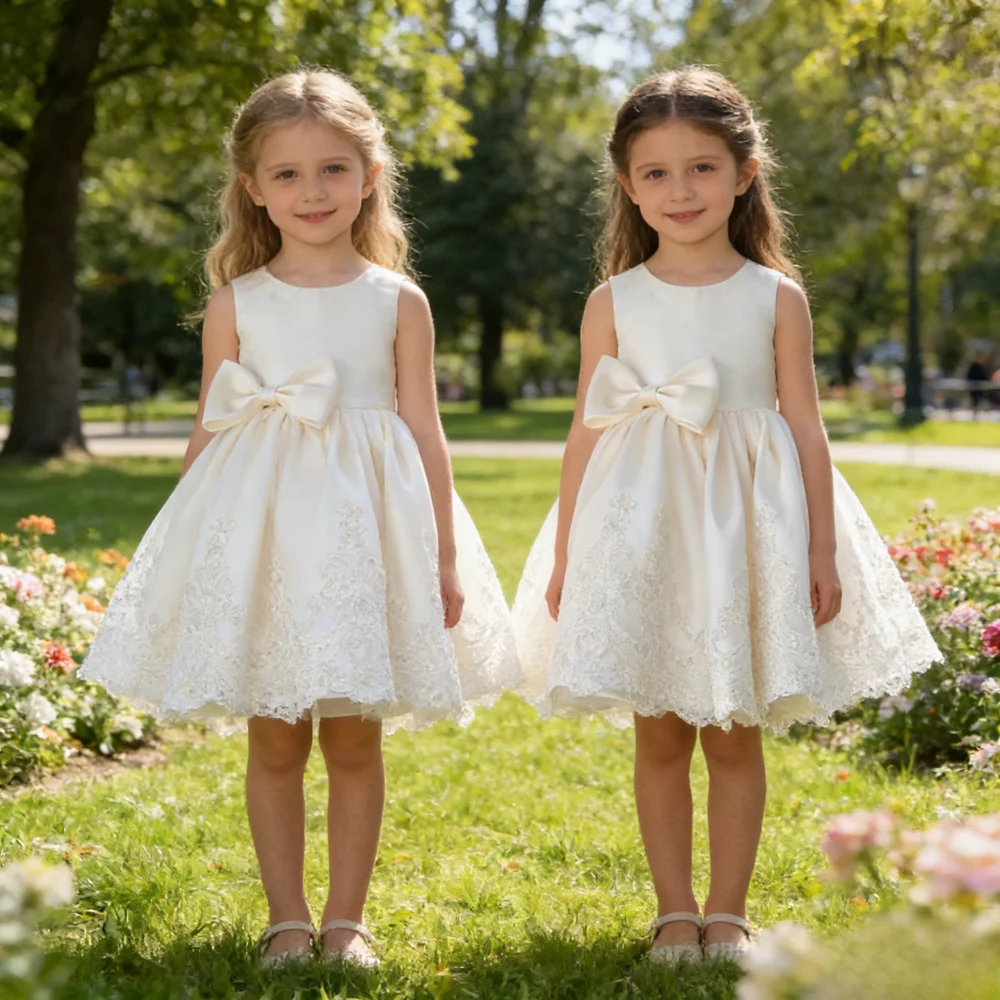 

Элегантное розовое платье принцессы для девочек 2026 года: наряд для дней рождения, праздников, свадеб, выступлений, тюлевое платье для девочек-цветочниц, праздничный костюм для вечеринок