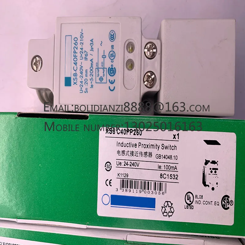 XS8C40FP260 Novo sensor de interruptor de proximidade