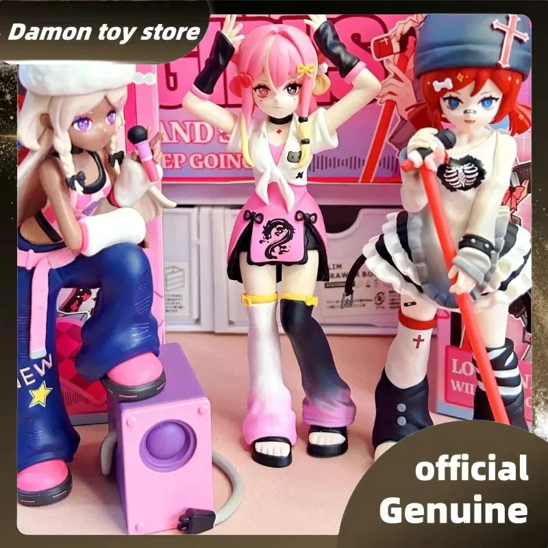 

Haee Girls Singing Stage Series Toys Blind Box Прекрасная аниме-фигурка Caixa Caja Surprise Mystery Box Куклы Подарок для девочек