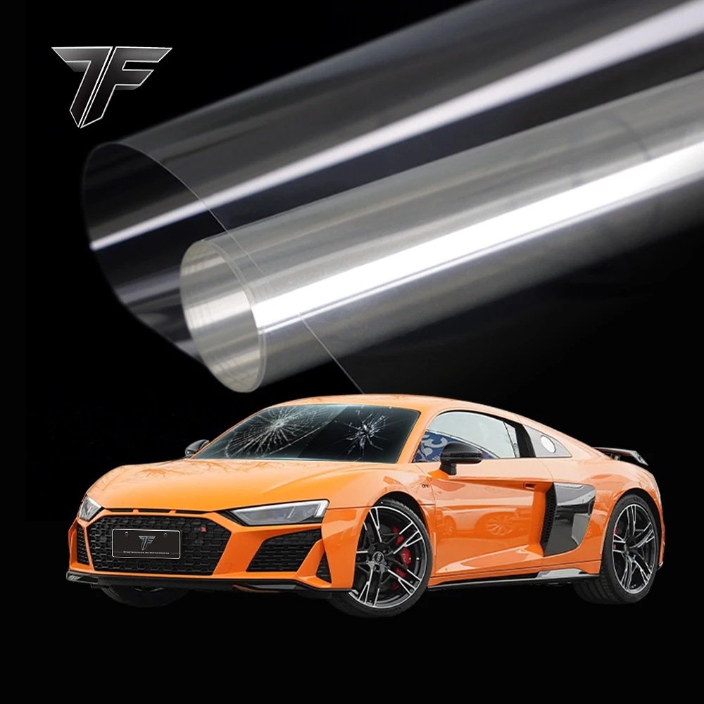 

7F Ultra Shield Protective Gloss Clear TPU Glass Car Window Windshield Film Anti-Scratch Self-Healing Color-Changing Function