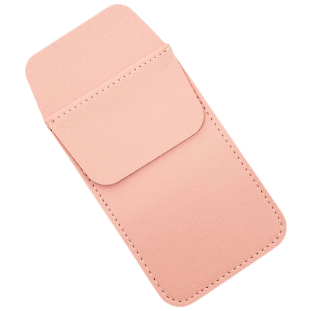 Medical Pencil Case Sleeve Pouch Pink Make up Holder Pu Pocket Protector for Men Jeans Nurse Travel Blouses