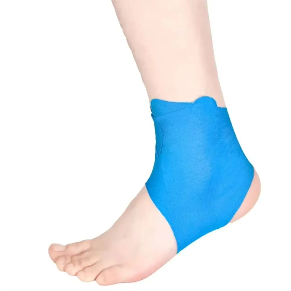 2Pcs Pre-Cut Kinesiology Tape for Ankle Cotton Waterproof Ankle Tape Breathable Enhance Elastic Athletic Tape for Ankle Support