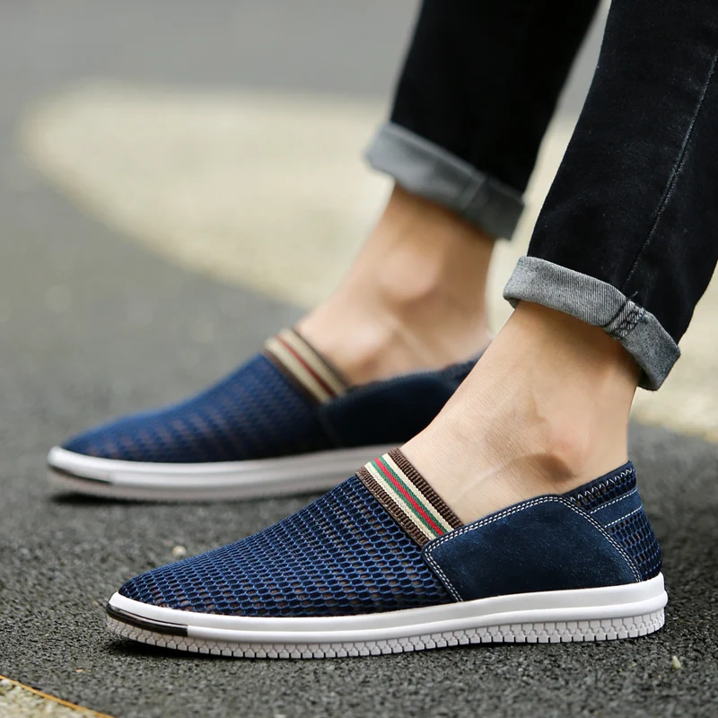 2023 Summer New  Men\'s   Fashion Trend Breathable Comfortable Lightweight Casual Flat Shoes