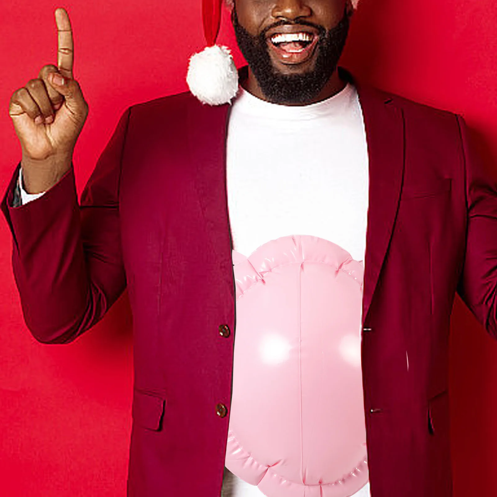 Faux ventre gonflable pour Costume de père noël, accessoire de scène de Cosplay écologique pour fête de noël