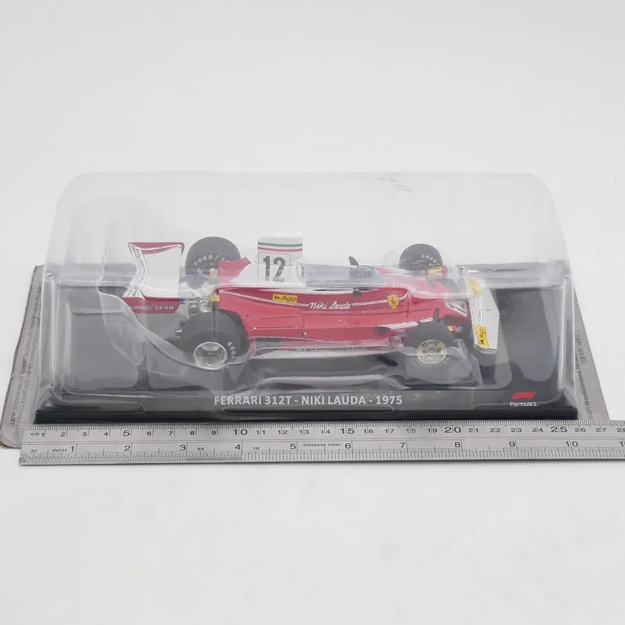 

Модель гоночного автомобиля F1 1975 года 312T в масштабе 1:24, литая под давлением, из сплава, Ixo