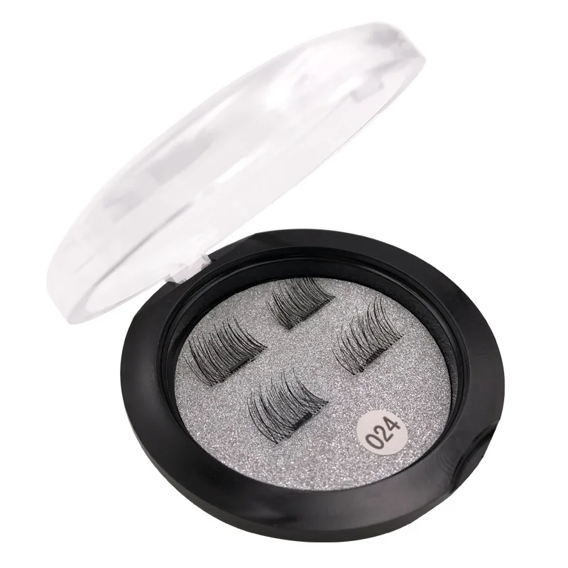 Magnetic Mink Lashes 1 Pair Magnetic EyeLashes Natural Hair Mink Lashes 3D Mink Fake Lash 100% Dramatic EyeLashes Fluffy