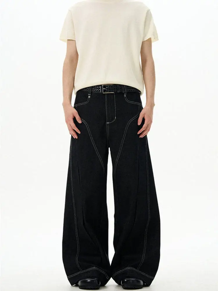 Women Black Gothic Y2k Jeans Vintage Hiphop Grunge Oversize Jeans Pants Boyfriend style Baggy Straight Denim Pants Clothes 2026