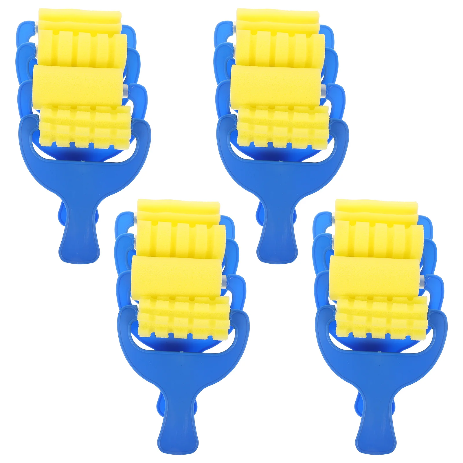 

12Pcs Graffiti Sponge Brush Drawing Roller Paint Sponge Roller for Acrylic Watercolor Oil Painting
