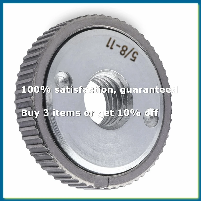 5/8 Inch-11 Grinder Nut,Quick Release Angle Grinder Flange Nut Grinder Locking Nut for Angle Grinder Replacement Part-DTB3