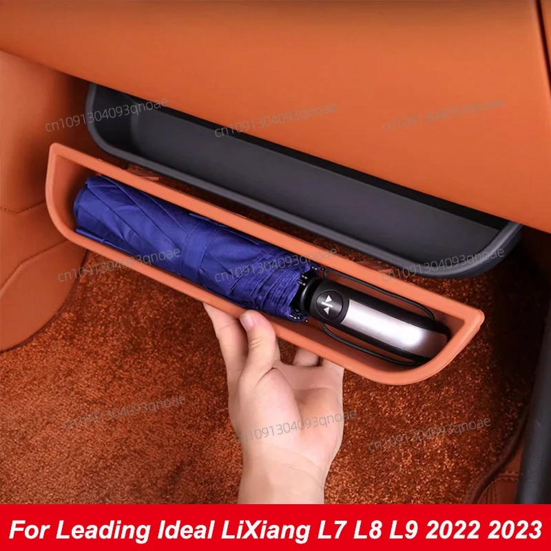 

For Leading Ideal LiXiang L7 L8 L9 2022 2023 2024 Copilot Storage box Under Glove Box Umbrella Storage Box Accessories