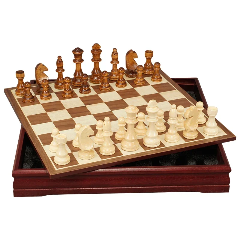 

Professional Lady Table Game Chess Children Sacred GeometryWooden Thematic Chess High Quality Large Chadrez Jogo Indoor Games