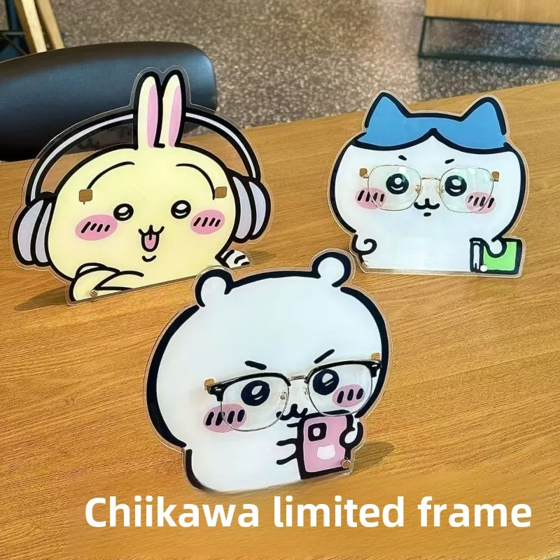 Chiikawa Usagi Hachiware animation peripheral creative cute student glasses storage rack desktop high-value decorative ornaments