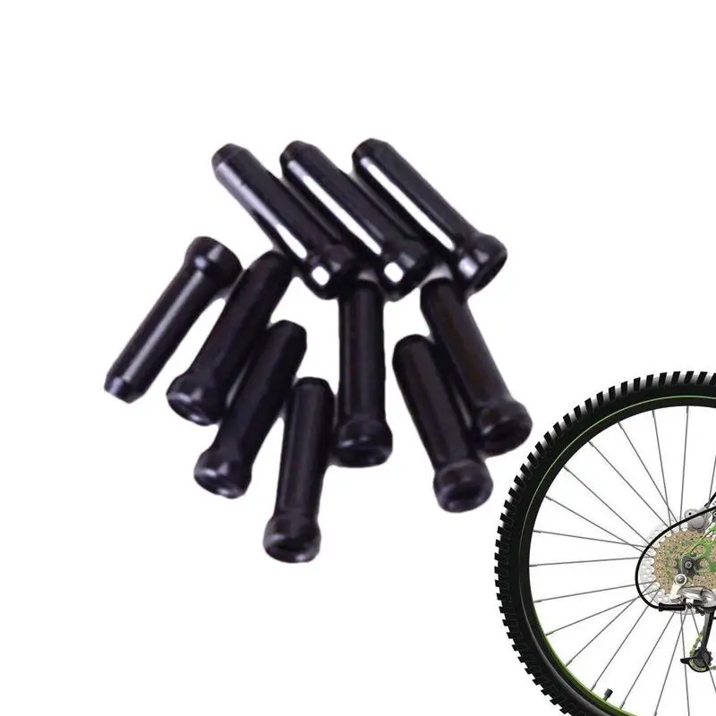 10 PCS/lot MTB Bike Bicycle Brake Shifter Aluminum Alloy Inner Cable Tips Crimps Cycling Shifter Ferrules Caps Replacement