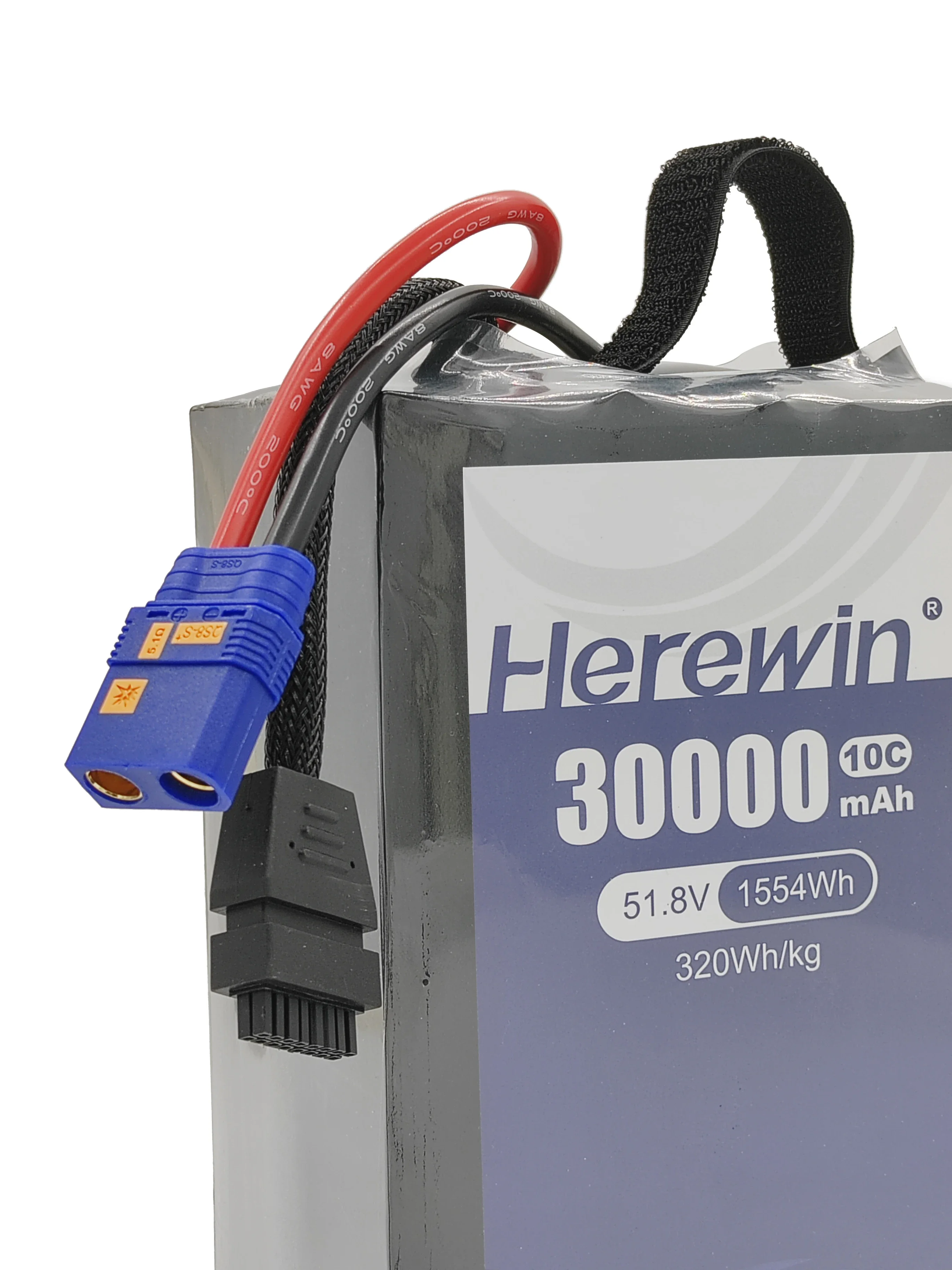 Ultra-Fast Charging Herewin 4S 53.2V 30000mAh 30C Semi-Solid Battery for Agricultural Monitoring