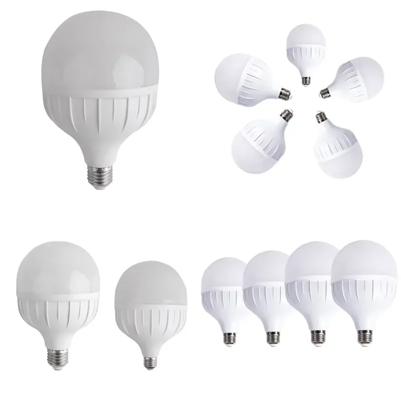 for E27 LED Bulb 20W 30W 40W 50W 220-240V Household New Warm White Cool White T Shape Energy Saving Lamp Light