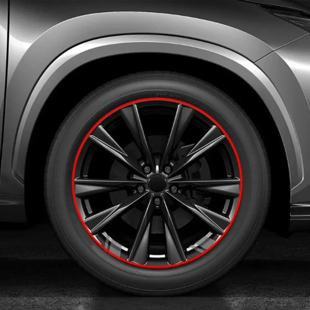 

Universal Fit Wheel Hub Decorative Strip Full Rim Cover Anti-Scratch Tire Protective Ring HubCap Patch Modification Accessories