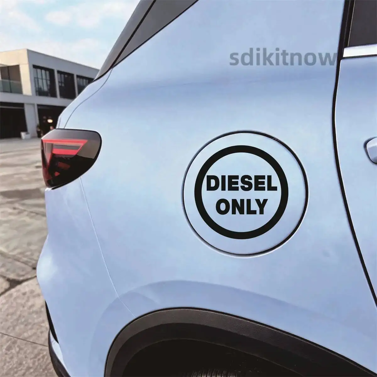 Diesel Only Label Car Decal Waterproof Outdoor Vinyl Fuel Cap Door Accessory For Lada Haval Geely Chery UAZ Toyota Mitsubishi