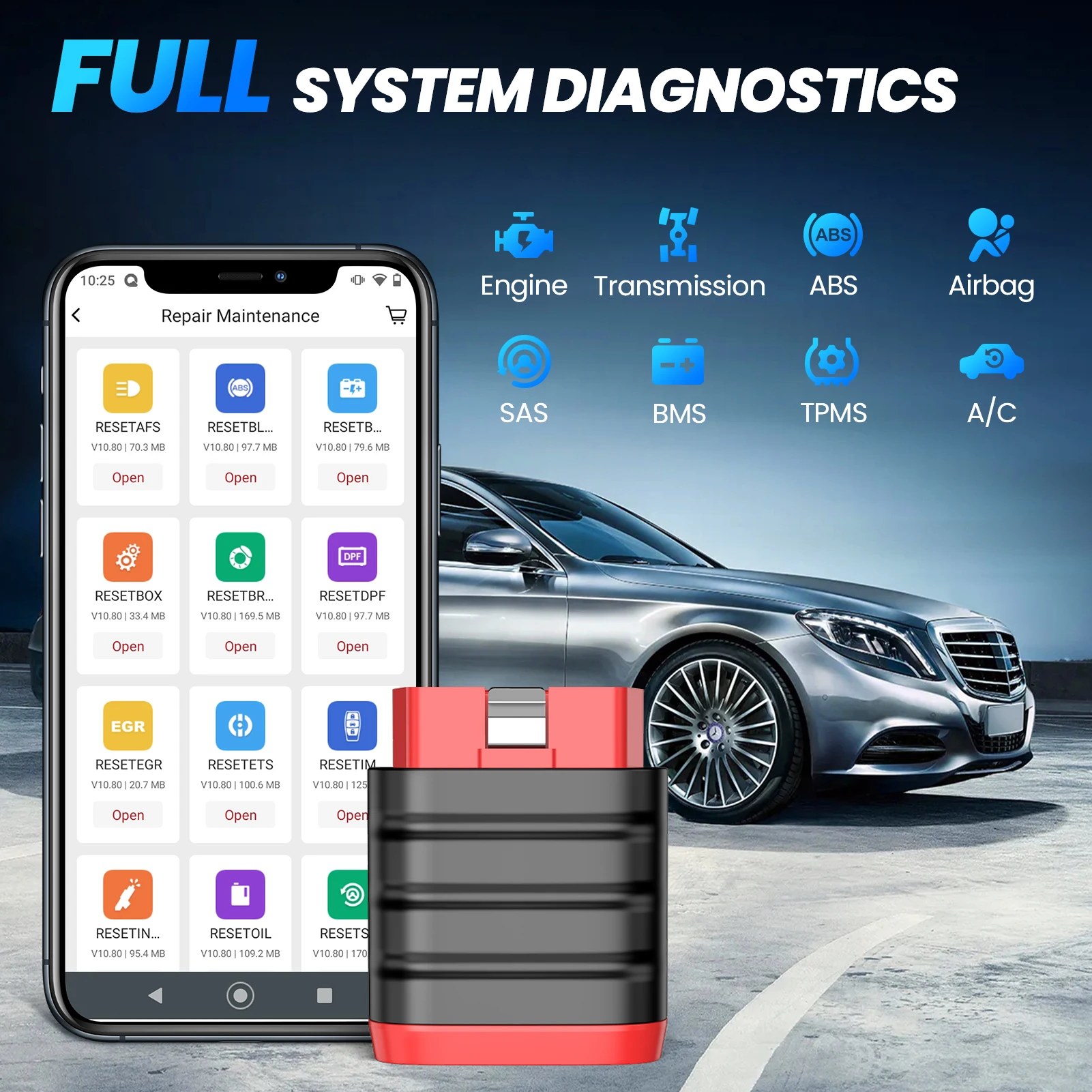 VIP 10pcs THINKCAR THINKDIAG Mini OBD2 Scanner All Cars Full System Diagnosis Lifetime Free, obd 2 Diagnostic Tools for all Cars