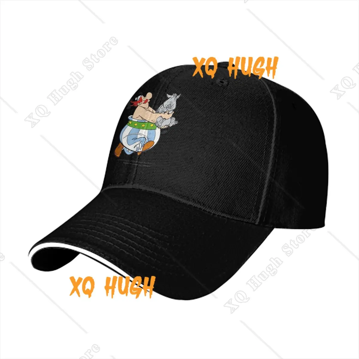 Asterix and Obelix Multicolor Hat Peaked Women's Cap Be Afraid Personalized Visor Protection Hats