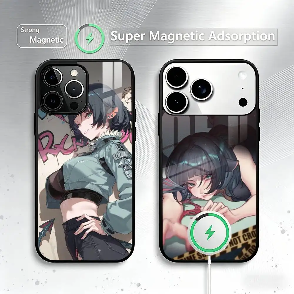 

Game ZZZ J-Jane D-Doe Phone Case For iPhone17,16,15,14,13,12,11 Plus,Pro Allows magnetic wireless charging