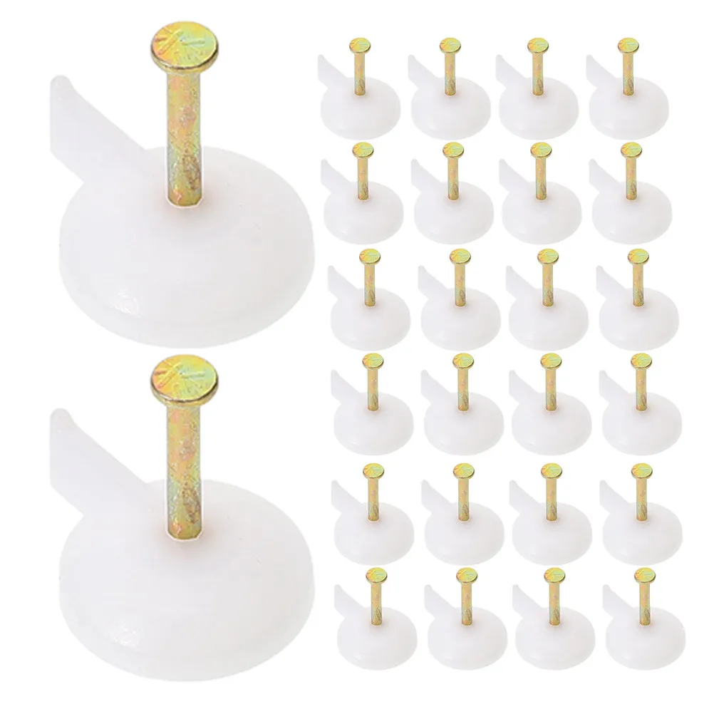 45Pcs Metal Wall Tacks for Hanging Pictures Clocks Mirrors Photos Decorations Door Curtains Wallpaper Window Screens Easy