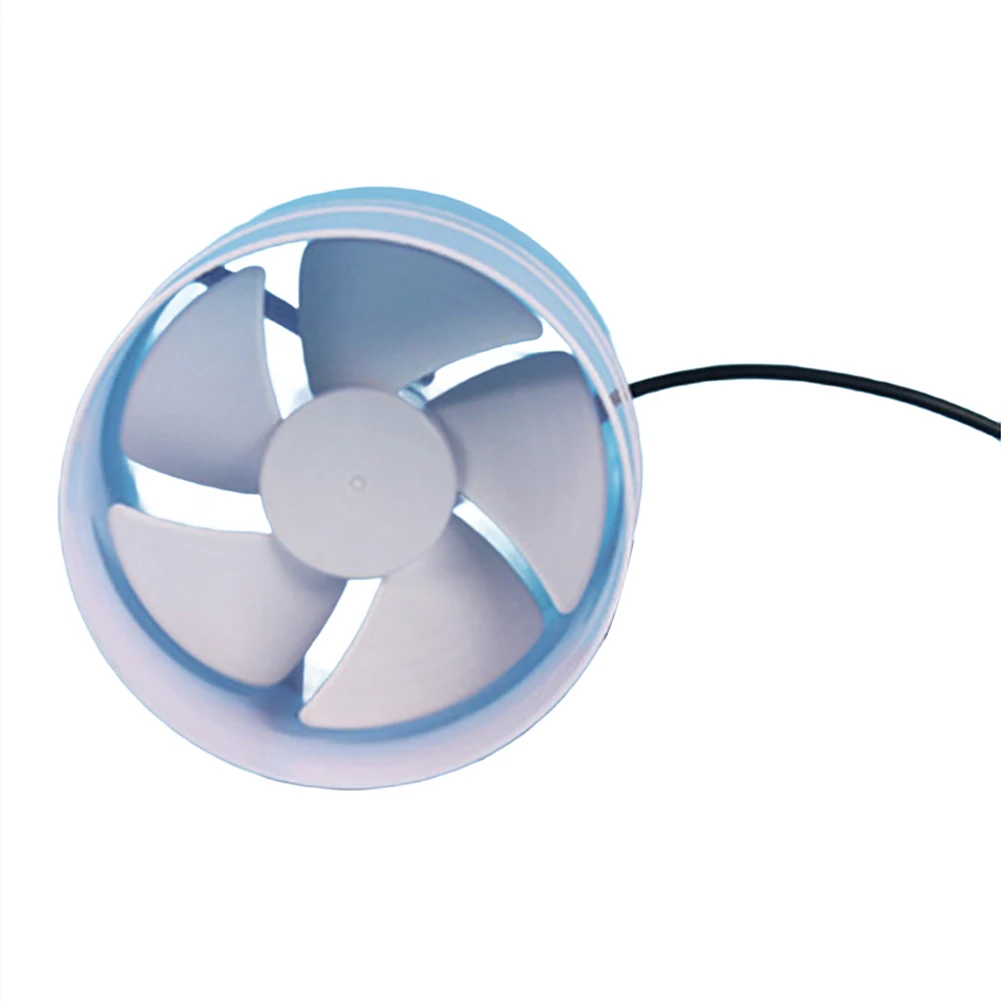 110mm Round For Exhaust Fan 4 Inch PVC Duct Ventilator For Kitchen Bathroom Air Ventilation With DC Female Connector 12V 5W