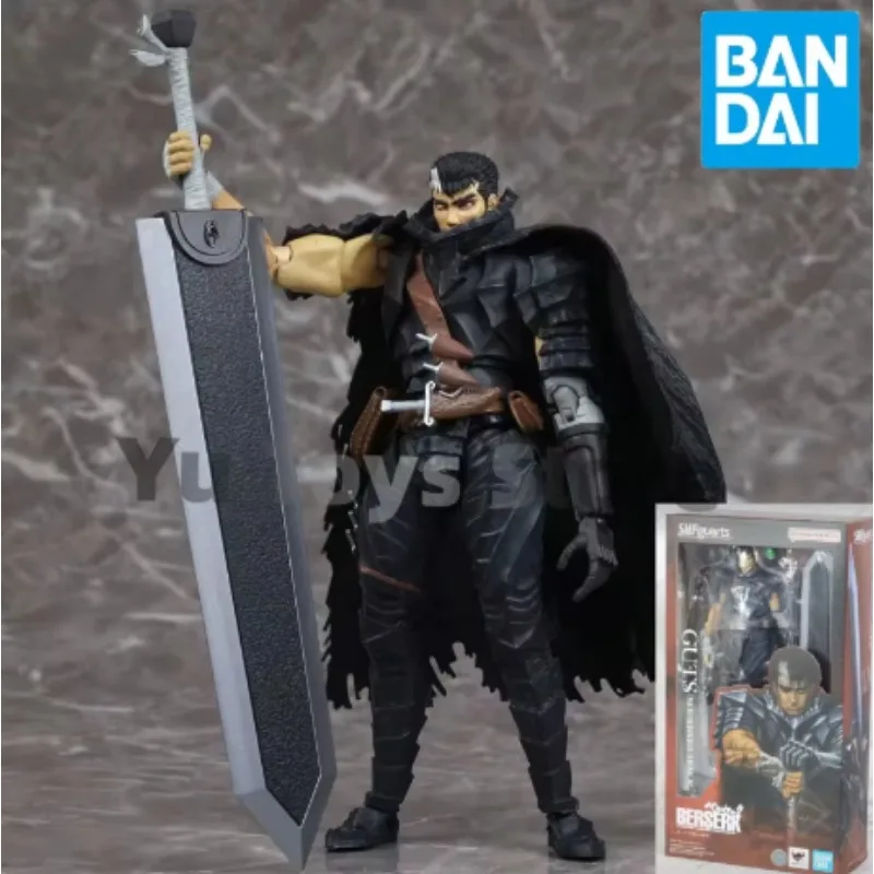 

Bandai Shf Berserk Anime Characters Black Swordsman Guts Statue Hawks Collectibles Comic Models Toys and Gifts in Stock