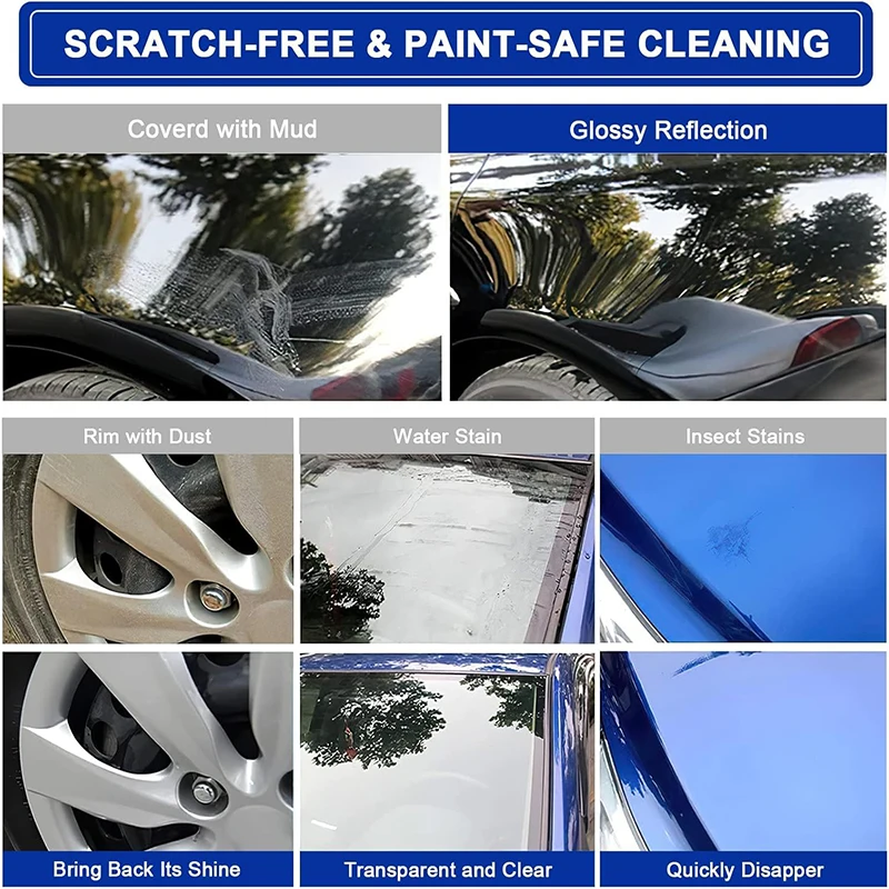 1/3/5PCS Car Cleaning Magic Mud Cloth Car Decontamination Washing Clay Towel Auto Beauty Tool Portable Car Clean Supplies