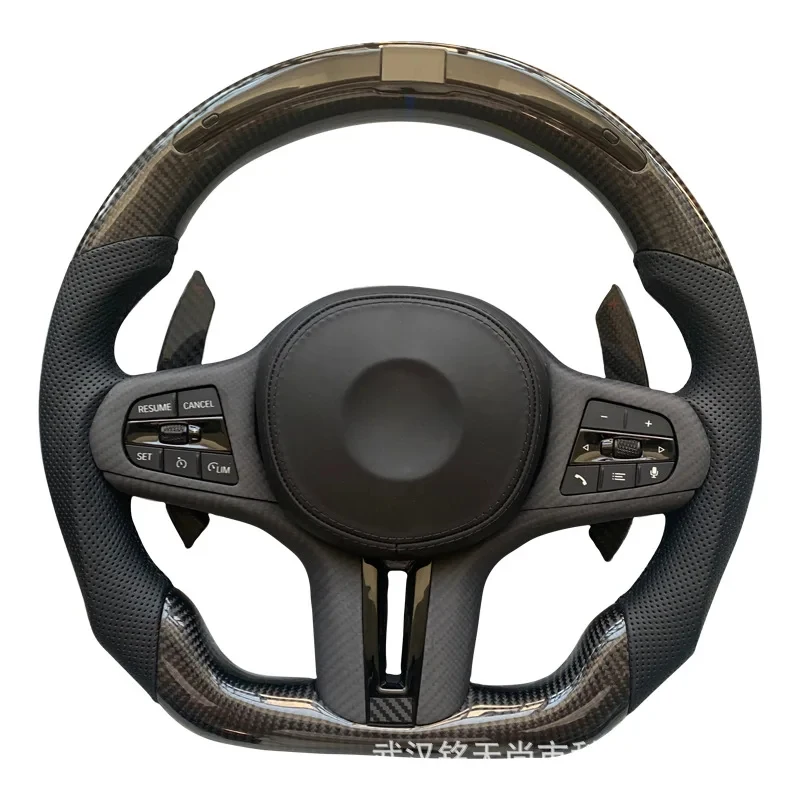 Carbon Fiber Steering Wheel T-Shaped Design For Auto Modification
