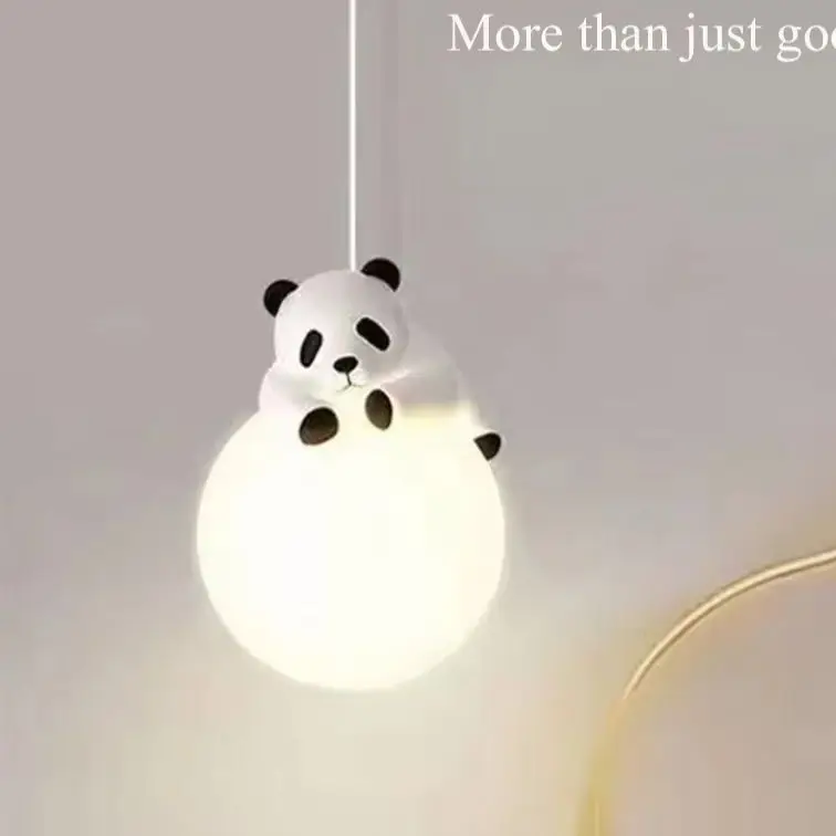 Modern Boys and Girls Bedroom Animal LED Pendant Light, Bedroom, Hallway, Balcony Ceiling Lighting Decorative Bear Light.