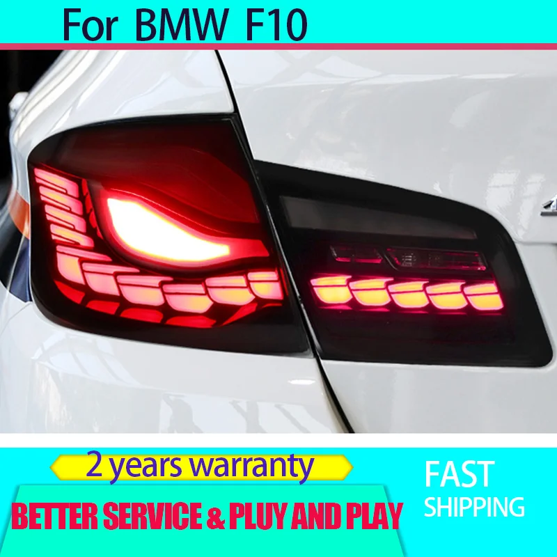 Car Styling for 2011-2017  BMW F10 Tail Lights Taillights BMW 5 series Tail Lights LED DRL Dynamic Turn Signal