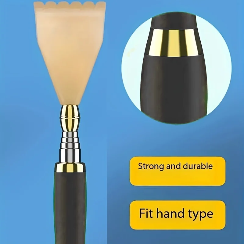 1 قطعة المحمولة الظهر هرش تلسكوبي خدش مدلك الظهر مكشطة دغدغة حكة الجسم خدش عصا مع الكرة المغناطيسية #6