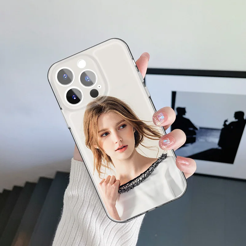 حافظة ناعمة شفافة من البولي يوريثان لهاتف آيفون 16 16E 15 14 13 12 11 Pro Max Mini SE 2020 2022 XS XR 7 8 Plus #6