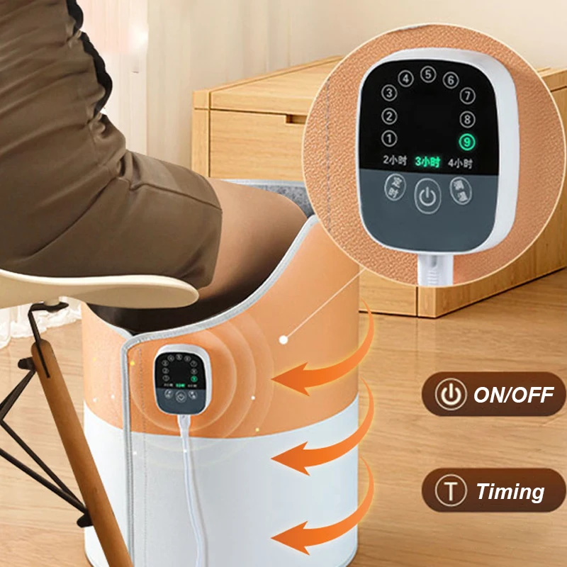 Under Desk Foot Warmer Winter Electric Feet Heater Intelligent Temperature Control Office Chair Leg Warmer Home Bedroom Supplies