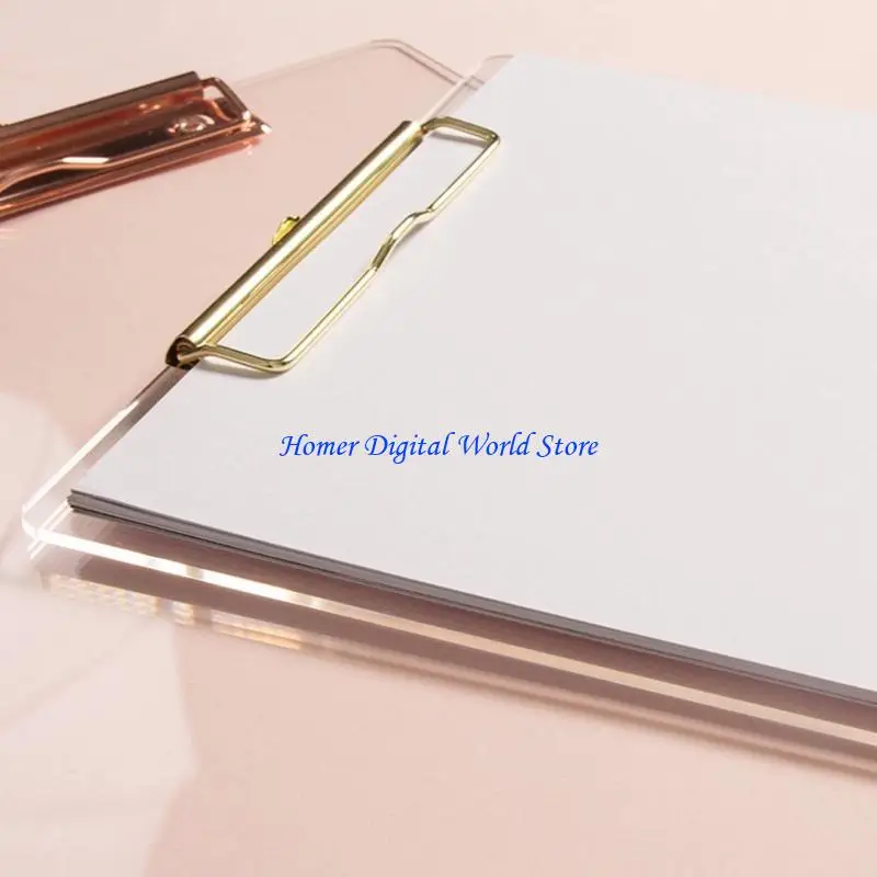 H55f الحافظة المحمولة المحمولة العمودية لوحة كتابة واضحة مجلد ملف حافظة أكريليك 12x9 بوصة لمستشفى مدرسة المكتب