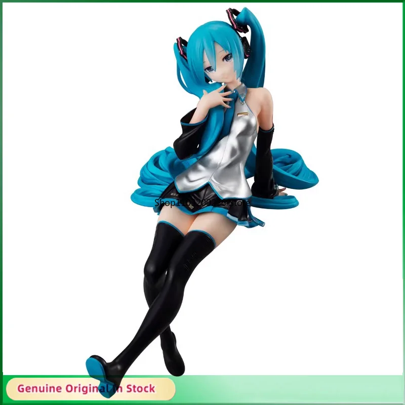 オリジナル-vocaloid-初音ミクプリンセスコスチューム座り姿勢ヌードルストッパーアニメアクションフィギュアモデルデスクトップ装飾品